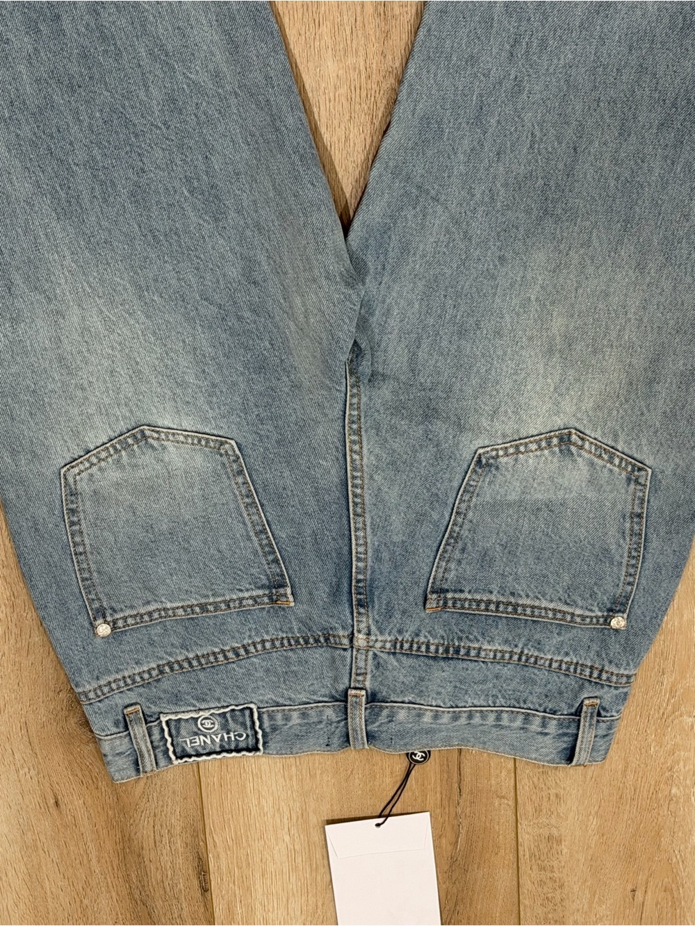 Chanel COCO Light Wash Women’s Straight Jeans - Picture 7 of 8